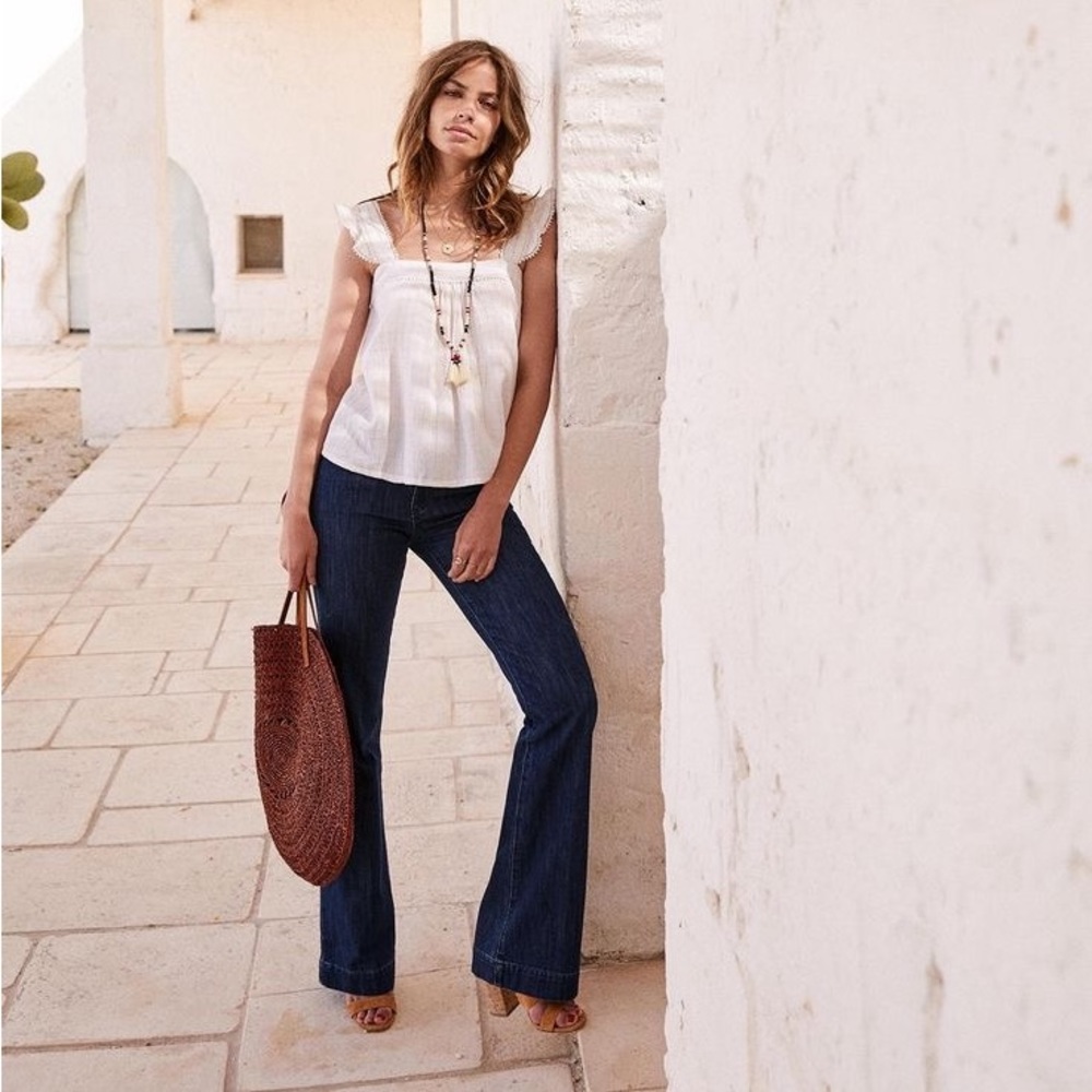 EUC Mid-Rise Sezane 1973 Le Flare Jean 29